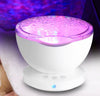 Image of Ocean Wave Projector LED Night Light Remote Control TF Cards Music Player Speaker Aurora Projection Shopping