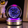 Image of Creative 3D Inner Carving Luminous Crystal Ball Colorful Gradient Small Night Lamp Home Decorations Gifts Selection Shopping