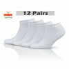 Image of 12 Pair Men Women Trainer Liner Ankle Socks Invisible Cotton Low Cut Sport Socks Shopping