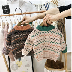 Korean Version Of Childrens Clothing Mens And Womens Baby Sweater Shopping