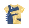 Image of Children's Wear Summer New Korean Children's Boys Cotton T-shirt Men's Treasure In Children's Short Sleeves Shopping