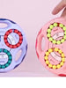 Image of Rotating Magic Bean Cube Magic Bean Cube Toys Portable Double-Sided Ball Rotating Bean 3D Puzzles Education Toy For Kids Double Flip Handheld Puzzle Rings Stress Fidget Spinners Toys Shopping