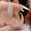 Image of Women's Light Luxury Minority Advanced Design Zircon Earrings Shopping