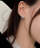 Image of Women's Retro Personality And Minimalism Versatile Elegant Earrings Shopping