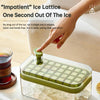 Image of One-button Press Type Ice Mold Box Plastics Ice Cube Maker Ice Tray Mold With Storage Box With Lid Bar Kitchen Accessories Shopping