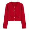 Image of Femininity Button Up Sweater Coat Knitted Cardigan Shopping