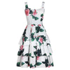 Image of Women's Fashion Print Cake Shape Slip Dress Shopping