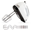 Image of Hand Mixer Electric, Stainless Steel Electric Whisk With Dough Hooks For Baking, 7 Speeds, 260W, Turbo Boost & Easy Eject Button Shopping