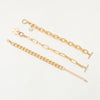 Image of European And American High-grade Retro U-shaped Double-layer Metal Chain Tag Necklace Shopping