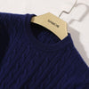 Image of Round neck sweater with extra thickness Shopping