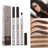 Image of Waterproof Natural Eyebrow Pen Four-claw Eye Brow Tint Fork Tip Eyebrow Tattoo Pencil Shopping111