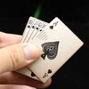 Image of Creative Personality Cool Playing Cards Inflatable Electronic Windproof Lighter Shopping