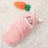 Image of Super Soft Baby Sleeping Bag Fluffy Fleece Newborn Blanket Swaddle Blankets, Unisex Baby Wrap For Newborn Baby Boys Girls With Head-Protecting & Head-Supporting Function, Wearable Swaddle Sleep Sack Shopping