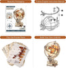 Image of Rokr Luminous Globe 3D Wooden Hot Selling 180PCS Model Building Block Kits Toy Shopping