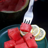 Image of 2 In 1 Watermelon Fork Slicer Multi-purpose Stainless Steel Watermelon Slicer Cutter Kitchen Fruit Cutting Fork Fruit Divider Kitchen Gadgets Shopping