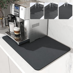 Skin Drain Pad Rubber Dish Drying Mat Super Absorbent Drainer Mats Tableware Bottle Rugs Kitchen Dinnerware Placemat Shopping