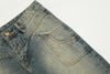 Image of Washed Denim Trousers Men's Casual Shopping