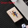 Image of Creative Personality Cool Playing Cards Inflatable Electronic Windproof Lighter Shopping