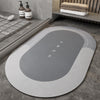 Image of Cushion Cushion Bathroom Sliding  Door  Floor  Bathroom Foot Mat Shopping