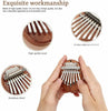 Image of 8 Keys Mini Kalimba Thumb Piano Finger Portable Wood Musical Toy Gift For Kids 8 Key Mini Kalimba Thumb Piano With Lanyard Finger Piano Portable Marimba Musical Pendant Gift Shopping