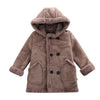 Image of Fashion Boys' Suede Padded Trench Coat Shopping