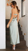 Image of Summer Socialite Satin Hollow Backless Tube Top Dress Shopping