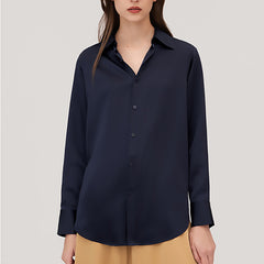 Solid Color Fashion Shirt For Women Shopping