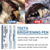 Image of Teeth Brightening Pen For Pet Teeth Repairing Kit,Pet Dog Cat Teeth Cleaning Pen For Dental Care,Pet Teeth Whitening Pen Tool Dog Tooth Cleaning Pen - Resin Dental Plaque Tartar Remover Shopping