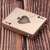 Image of Creative Personality Cool Playing Cards Inflatable Electronic Windproof Lighter Shopping