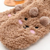 Image of Cartoon Floor Winter Thick Polyester Fleece Fluffy Microfiber Women Fuzzy Socks Funny Fuzzy Dog Slipper Socks For Women Cute Fluffy Thick Warm Winter Socks Microfiber Soft Home Socks Christmas Gift Shopping