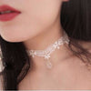 Image of Personalized Multi-layer Crystal Lace Necklace Bone Chain Shopping