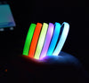 Image of Colorful Cup Holder LED Light-up Coaster Solar & USB Charging Non-slip Coaster Ambient Light For Car Automatically Shopping