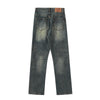 Image of Contrast Color Washed Jeans For Men Shopping