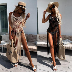 Blouse Beach Dress Tassel Knitting Bikini Shopping