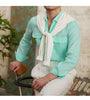 Image of Fashion Pure Linen Breathable Retro Long Sleeve Shirt Men Shopping