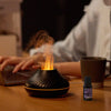 Image of New Volcanic Flame Aroma Diffuser Essential Oil Lamp 130ml USB Portable Air Humidifier With Color Night Light Mist Maker Fogger LED Light Shopping