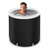 Image of Recovery Ice Tub Foldable Bathtub Outdoor Portable Cold Water Therapy Tub Fitness Rehab Ice Tub For Athletes Long Lasting Insulated Ice Tub, Spa Soaking Bucket Shopping