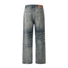 Image of Distressed Washed Straight Jeans For Men Shopping