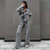 Image of Loose And Comfortable Double-layer Crepe Pajamas Two-piece Set Ladies' Homewear Shopping