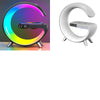 Image of New Intelligent G Shaped LED Lamp Bluetooth Speake Wireless Charger Atmosphere Lamp App Control For Bedroom Home Decor Shopping