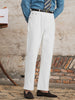 Image of Retro Washed Jeans Fashion Casual High Waist Straight Pants Shopping