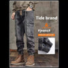 Image of American Retro Ankle-tied Jeans Men Shopping