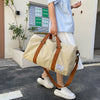 Image of Men & Ladies Sports Duffle Travel Bag Lager Canvas Leisure Work Gym Holdall Bags Shopping111