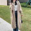 Image of Long Alpaca Wool Sweater Coat, Women's Soft And Waxy Jacket,  Hand Knit Sweater Cardigan, Loose Korean Style, Knitwear, Womens Clothing Shopping