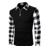 Image of Men's Plaid Sweater Zip Jacket Shopping