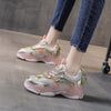 Image of Breathable Platform Gradient Sneakers Shopping