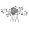 Image of Bridal Hair Comb Hair Popular Rhinestone Korean Headdress Wedding Accessories Shopping