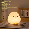 Image of Cute Duck LED Night Lamp Cartoon Silicone USB Rechargeable Sleeping Light Touch Sensor Timing Bedroom Bedside Lamp For Kid Gift Home Decor Shopping