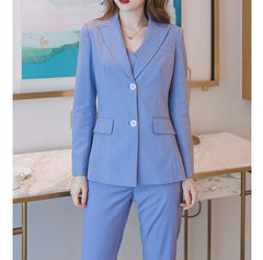 Three-piece Suit Waistcoat Straight-leg Pants Ladies Shopping