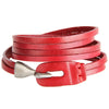 Image of Retro Leather Bracelet 3-ring Winding Leather Hand Strap Hook Wrist Strap Metal Hook Buckle Shopping